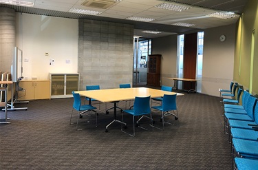 May Bain Room meeting set-up picture.