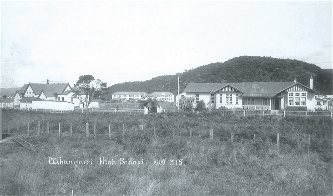 Picture of Whangarei High School taken in the 1930s. 