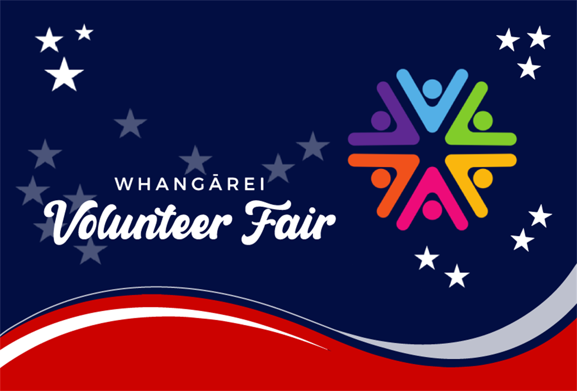 Picture of the Whangārei Volunteer Fair logo. 