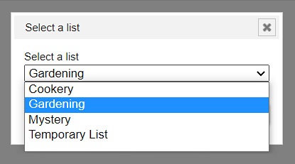 Image of select a list op[tions. 