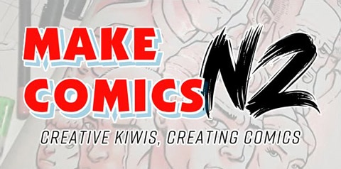 Make Comics NZ logo. 