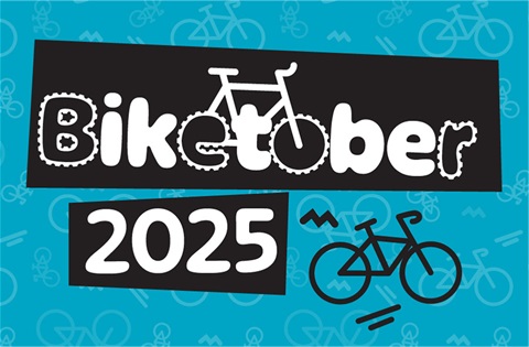 Graphic for Biketober 2025. 