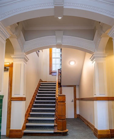 Interior of Old Municipal Building following restoration. 