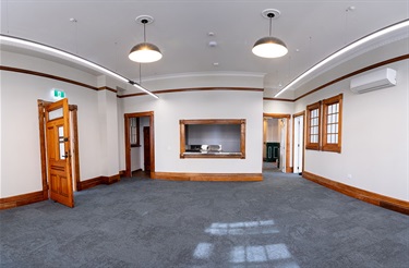 Interior of Old Municipal Building following restoration. 