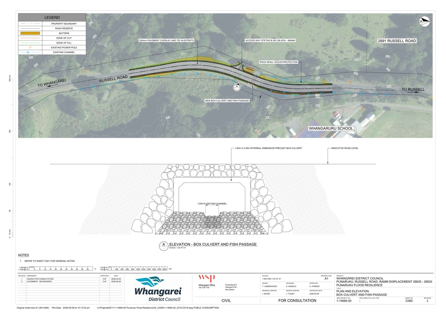 Project plan for Punaruku resilience improvements project. 