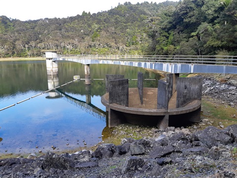 Picture of Whau Valley Dam. 