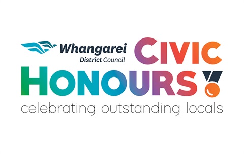 Whangarei District Council's Civic Honours logo. 