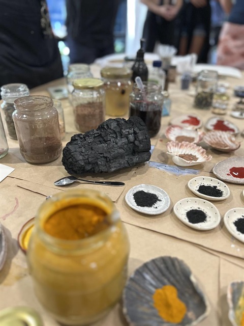 Image of craft materials for the workshop. 