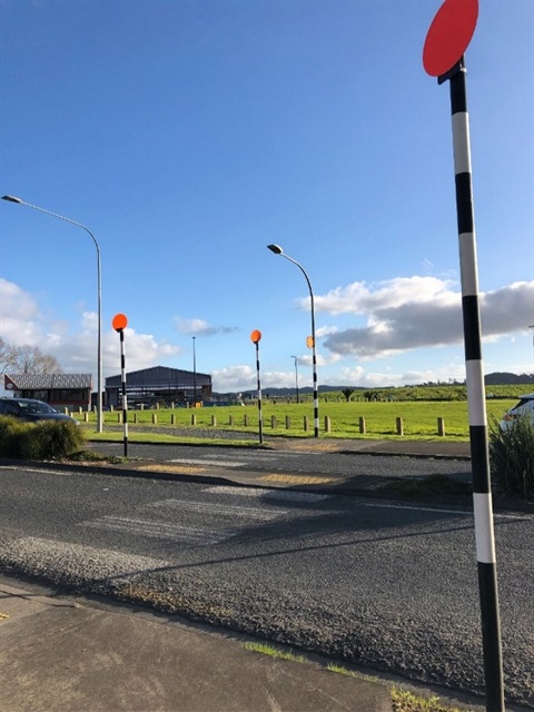 An image of Dave Culham Drive showing where improvement works will take place. 
