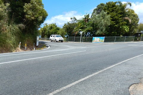 Ngunguru Road and Te Maika Road intersection, Ngunguru. 