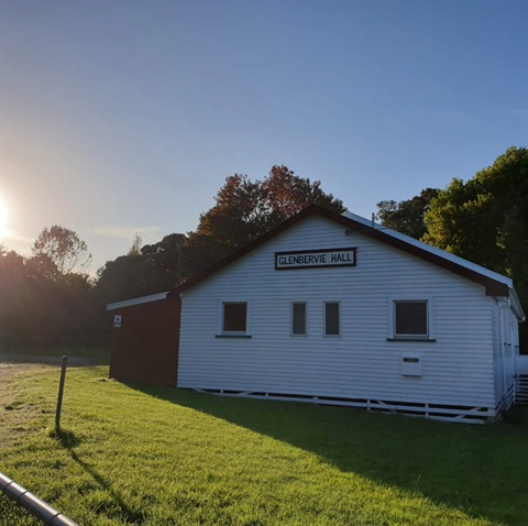 Image of the Glenbervie Hall. 
