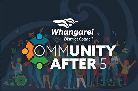 Community After Five event series logo. 