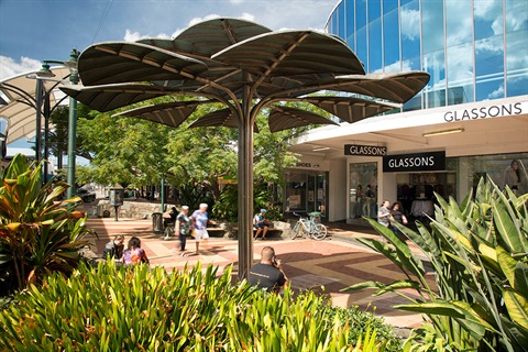 Image of Cameron Street Mall for Cameron Street Mall permit fees page.
