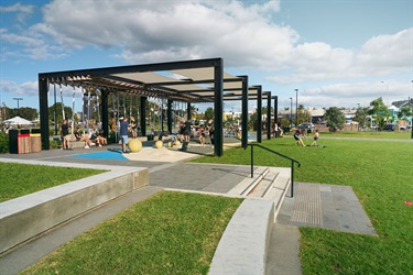 View of the play area