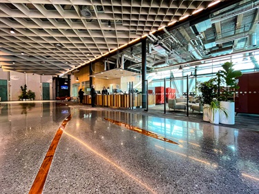 Customer services area in the Te Iwitahi.