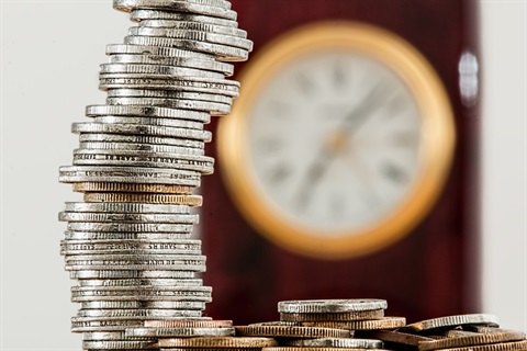 Image of a stack of coins for Gambling Act fees page.