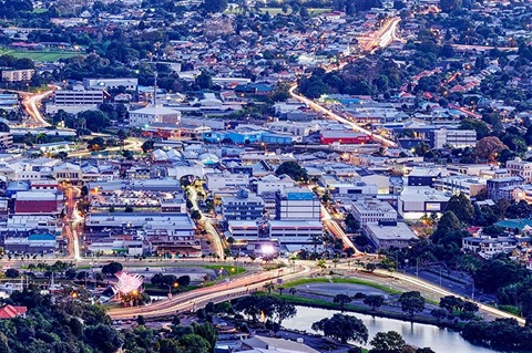 An aerial image of district for LIM fees page.