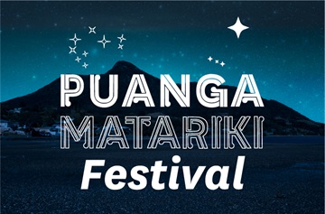 An image of Matariki festival brochure with Pipiri Hongongoi written under it.